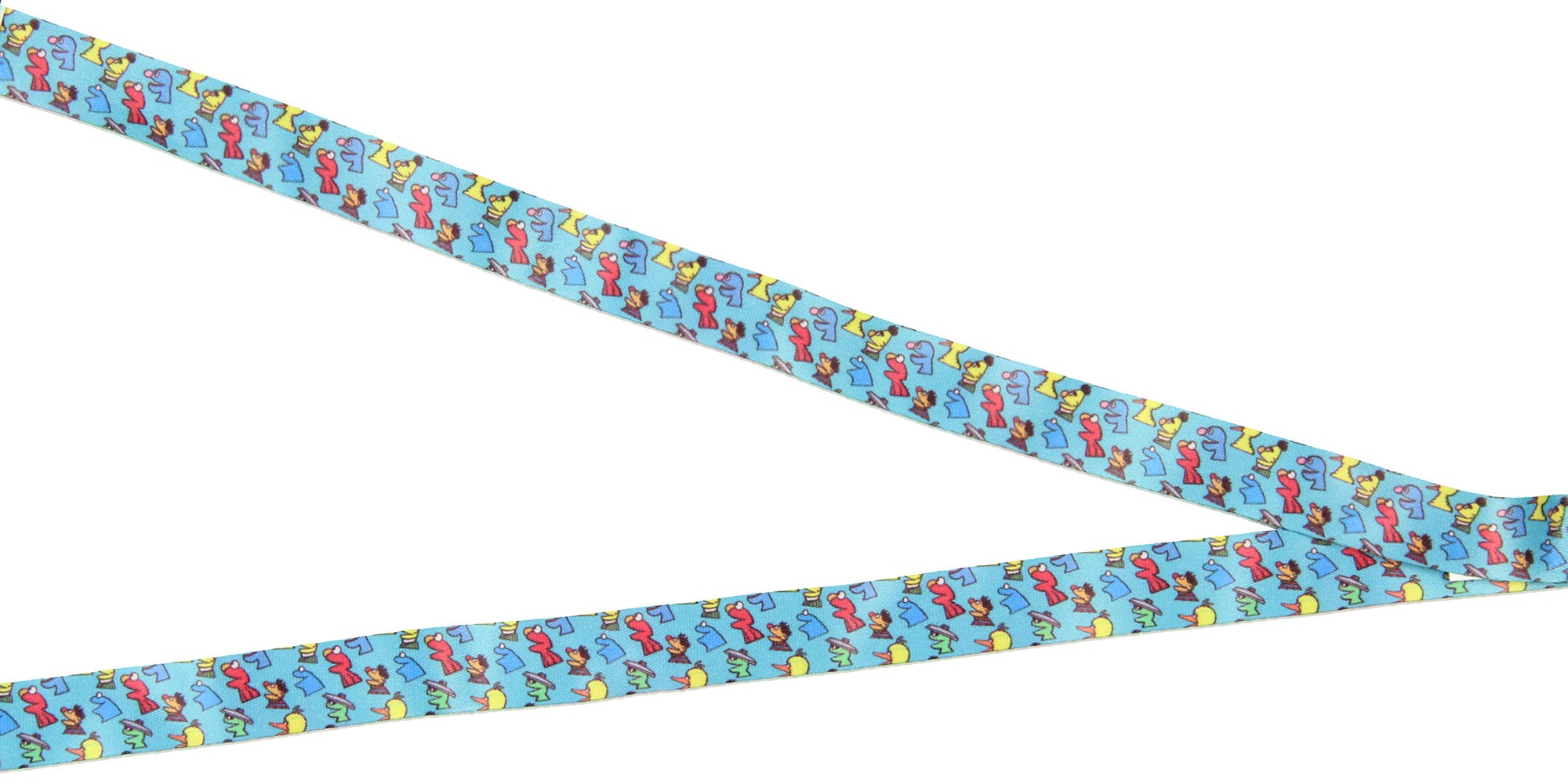 Sesame Street Lanyard ID Badge Holder with Rubber Charm and Collectible Sticker