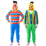 Sesame Street Adult Character Union Suit Costume Pajama For Men Women
