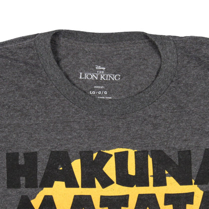 Disney Lion King Men's Hakuna Matata Silhouette Sunset Adult T-shirt