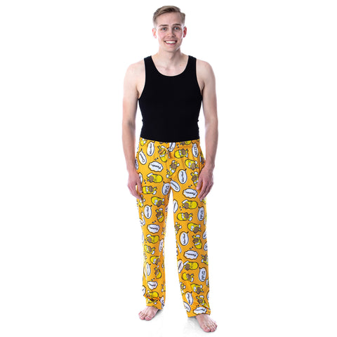 The Simpsons Men's Homer Simpson Bubble Thoughts Sleep Pajama Pants