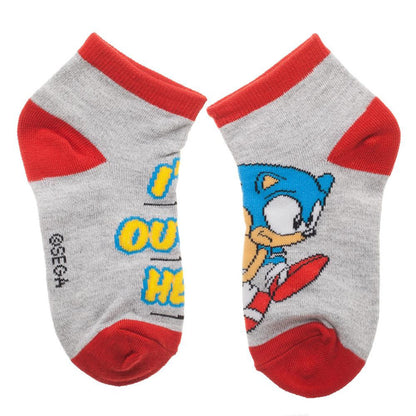 Sega Sonic The Hedgehog Youth Ankle Socks Child Video Game 4 PAIRS