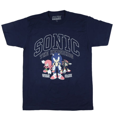 Sonic The Hedgehog Shirt Men's Knuckles Shadow Vintage Short Sleeve Tee