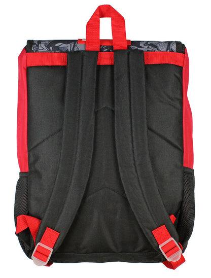 Marvel Spiderman Backpack Front Flap Compartment School Laptop Backpack 17"