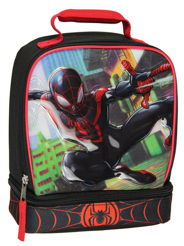 Marvel Spider-Man Comic Superhero Dual Compartment Soft Lunch Kit