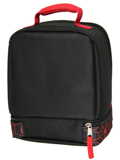 Marvel Spider-Man Comic Superhero Dual Compartment Soft Lunch Kit 10"
