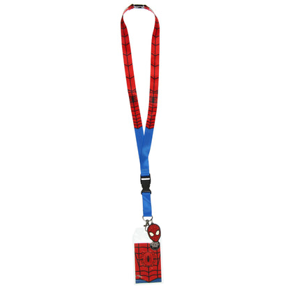Spider-Man ID Lanyard Badge Holder With 1.5" Charm Pendant