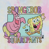 Spongebob Squarepants Girls' Pastel Tie Dye Kids T Shirt Tee