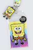 SpongeBob SquarePants and Patrick Riding Krabby Patties ID Badge Holder Lanyard