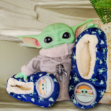 Star Wars Grogu Baby Yoda Slippers Frog Character Slipper Socks No-Slip Sole