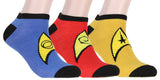 Star Trek Socks Original Series Ankle No-Show Socks (3 Pack)