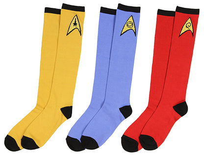 Star Trek The Original Series Adult Uniform Knee High Socks