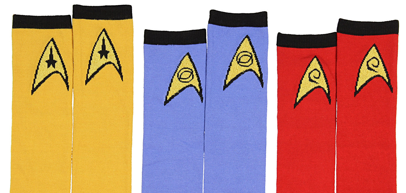 Star Trek The Original Series Adult Uniform Knee High Socks