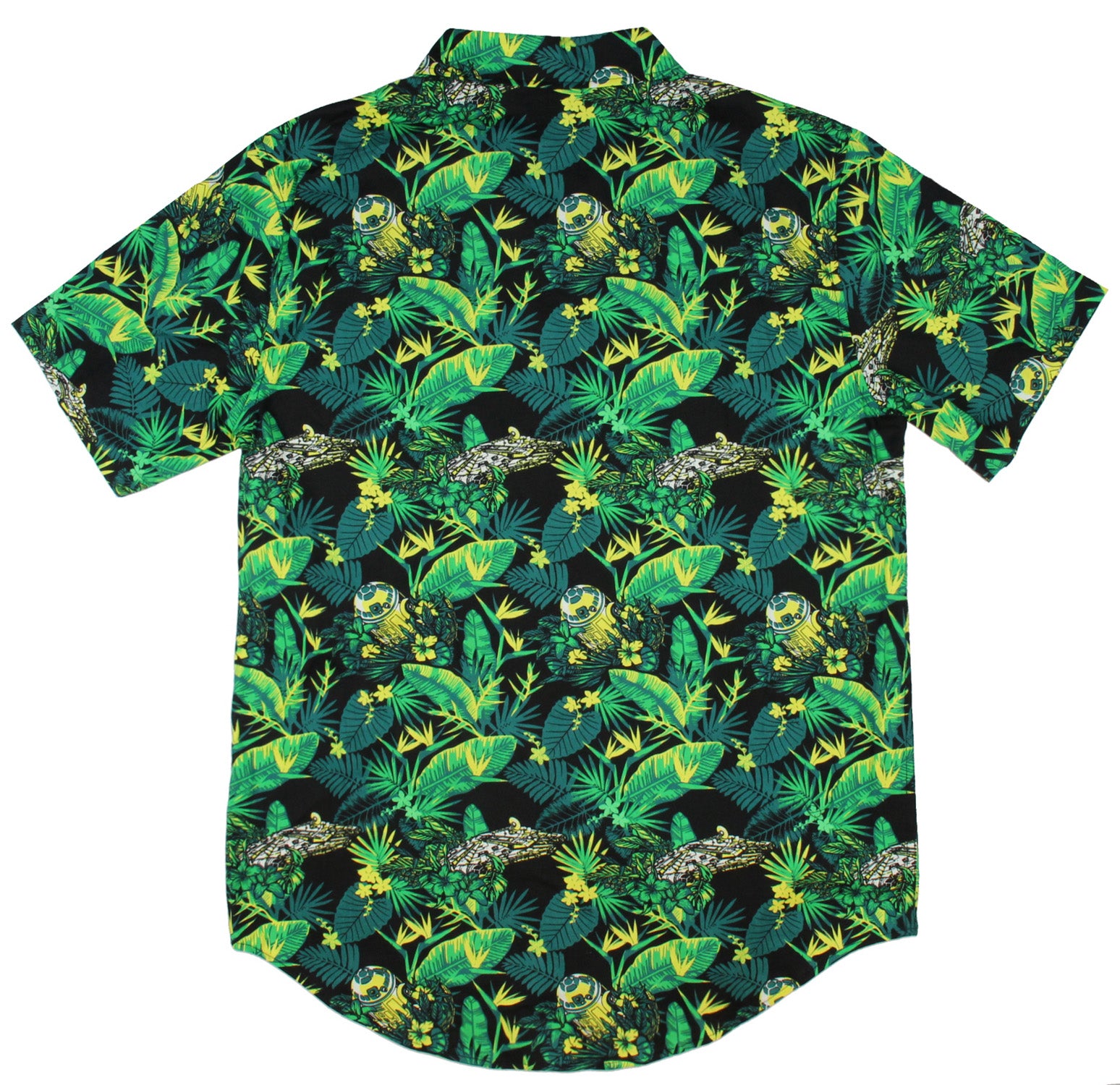 Star Wars Men's Millennium Falcon And R2-D2 Hawaiian Shirt Adult