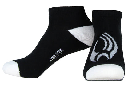 Star Trek Next Generation Races Multi Pack Mens No Show Socks 5 Pack