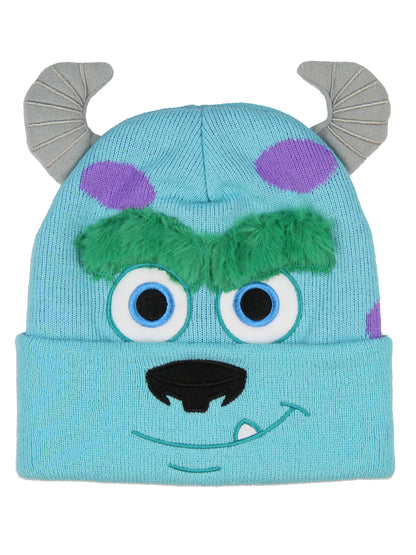 Disney Monsters Inc. Sulley Beanie Embroidered 3D Character Design Costume Hat