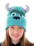 Disney Monsters Inc. Sulley Beanie Embroidered 3D Character Design Costume Hat