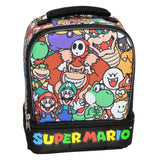 Super Mario Lunch Box Soft Kit Dual Compartment Insulated Cooler Characters