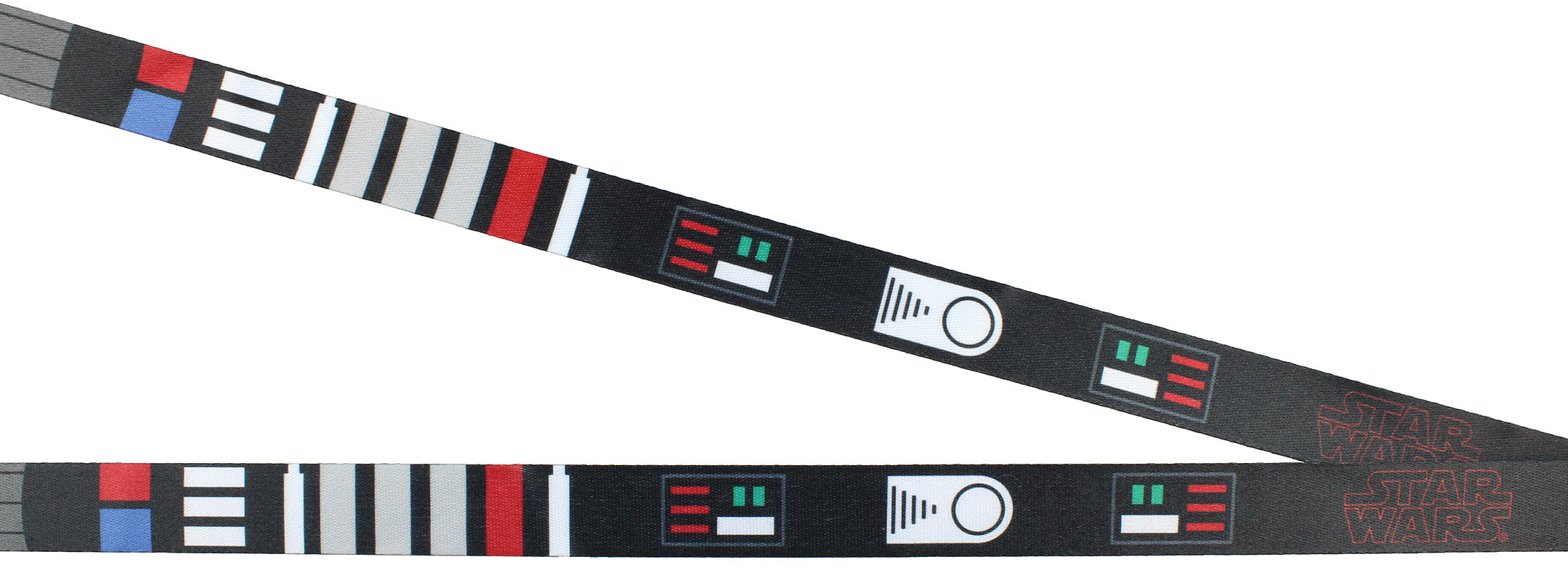 Star Wars Darth Vader ID Lanyard Badge Holder With 1.5" Charm Pendant