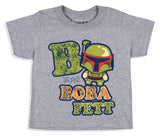 Star Wars Little Boys' - B is for Boba Fett Short Sleeve Toddler T-Shirt