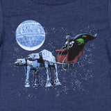 Star Wars Infant & Toddler Boys Blue Darth Vader Christmas Sled T-Shirt