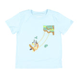 Disney Bluey Shirt Toddler Boys' Bluey and Bingo Tree Swing T-Shirt Short Set