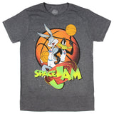 Looney Tunes Men's Space Jam Bugs and Daffy Tune Squad T-Shirt Adult