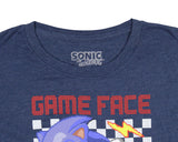 Sonic The Hedgehog Boys' Game Face Kids Video Game Character T-Shirt
