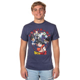 Dragon Ball Z Super Men's Goku Vegeta Krillin Character Group T-Shirt Adult