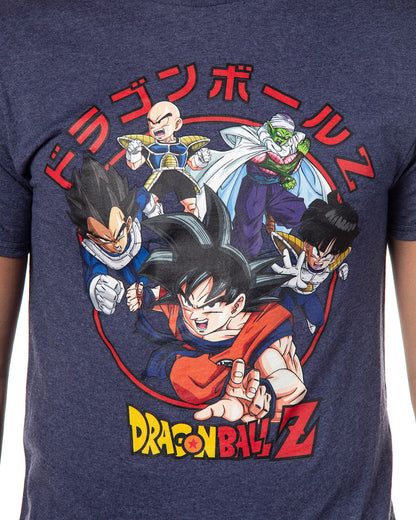 Dragon Ball Z T-Shirt Men's Z Warrior Anime Graphic Print Tee
