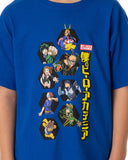 My Hero Academia Boys' All Might And Students Kids Graphic Anime T-Shirt