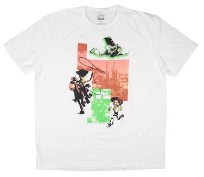 Disney Mens' Toy Story Buzz Lightyear Woody Jesse Desert T-Shirt