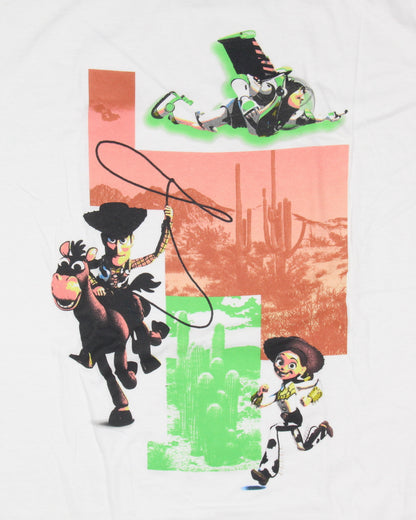 Disney Mens' Toy Story Buzz Lightyear Woody Jesse Desert T-Shirt