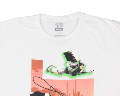 Disney Mens' Toy Story Buzz Lightyear Woody Jesse Desert T-Shirt