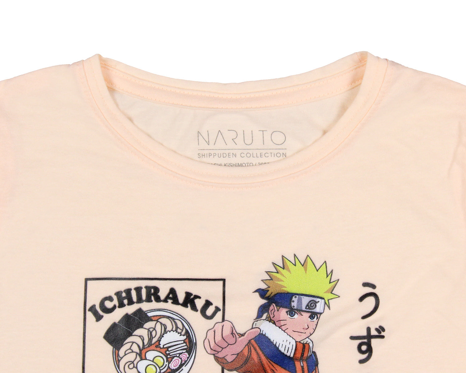 Naruto Girls' Anime Ichiraku Ramen Classic Thumbs Up Character T-Shirt Tee Kids
