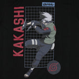 Naruto Shippuden Men's Kakashi Hatake Character Adult T-Shirt