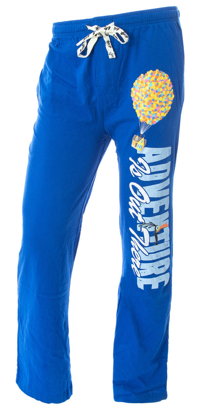 Disney UP Men's Adventure Is Out There Floating Balloon House Pajama Pants