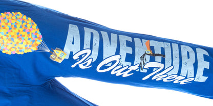 Disney UP Men's Adventure Is Out There Floating Balloon House Pajama Pants