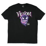 Marvel Venom Men's WE ARE VENOM Detailed Character Face T-Shirt Tee