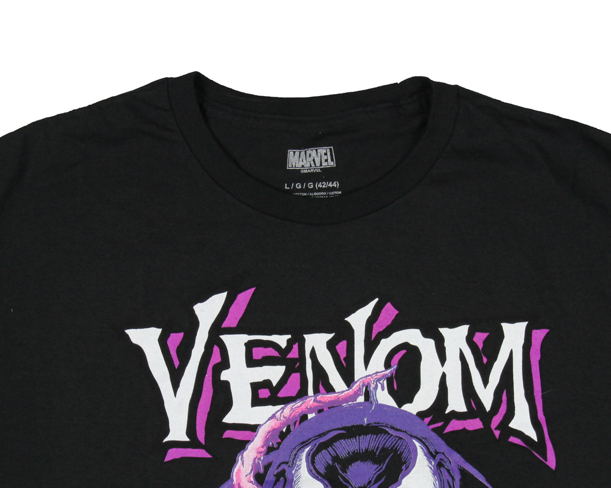 Marvel Venom Men's WE ARE VENOM Detailed Character Face T-Shirt Tee
