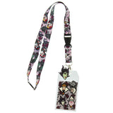 Disney Villains Breakaway Lanyard w/ID Badge Holder and Maleficent Rubber Charm