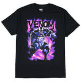 Marvel Comics Men's Spider-Man Venom Purple Smoke Character Adult T-Shirt