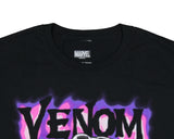 Marvel Comics Men's Spider-Man Venom Purple Smoke Character Adult T-Shirt