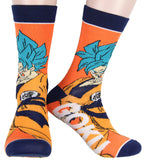 Dragon Ball Z Character Socks Goku Vegeta Frieza 5 Pack Adult Crew Socks