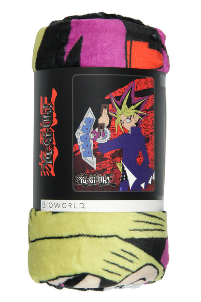 Yu-Gi-Oh! Trading Card Game Yugi Mutou Soft Plush Fleece Throw Blanket 45" x 60"