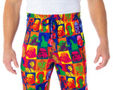 Star Wars Men's Warhol Pop Art Characters Square Design Pajama Pants