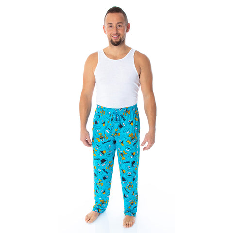 Sesame Street Men's Cookie Monster Savage Sleep Lounge Pajama Pants
