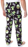 Star Wars Men's Baby Yoda Snacks And Naps Sleep Lounge Pajama Pants