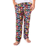 My Hero Academia Men's All Might And Students Allover Character Pajama Pants