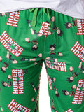 Hunter X Hunter Men's Gon Freecss Allover Character Lounge Pajama Pants