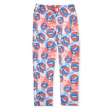 Grateful Dead Men's Allover Steal Your Face Logo Tie Dye Adult Pajama Pants